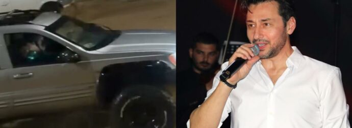 Πάνος Καλίδης: Βγήκε με το τζιπ στους πλημμυρισμένους δρόμους για να βοηθήσει κόσμο εν μέσω κακοκαιρίας (βίντεο)