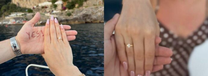 Παντρεύεται πρώην παίκτρια του «The Bachelor» λίγο πριν γίνει μητέρα για πρώτη φορά