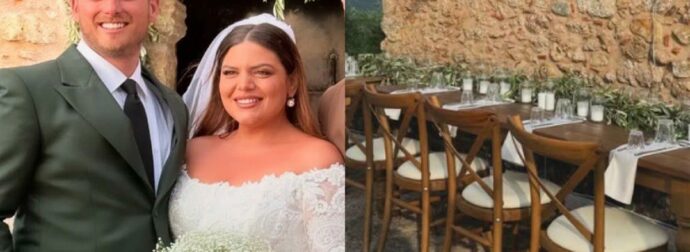 Δανάη Μπάρκα – Φάνης Μπότσης: Αυτές είναι οι μπομπονιέρες του γάμου τους! Τι περιείχε το γαμήλιο μενού που σέρβιραν στους καλεσμένους