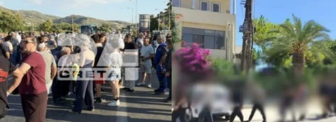 Ξεσηκωμός στο Ηράκλειο: Αντιδράσεις στη δημιουργία δομής μεταναστών – Δείτε φωτογραφίες και βίντεο