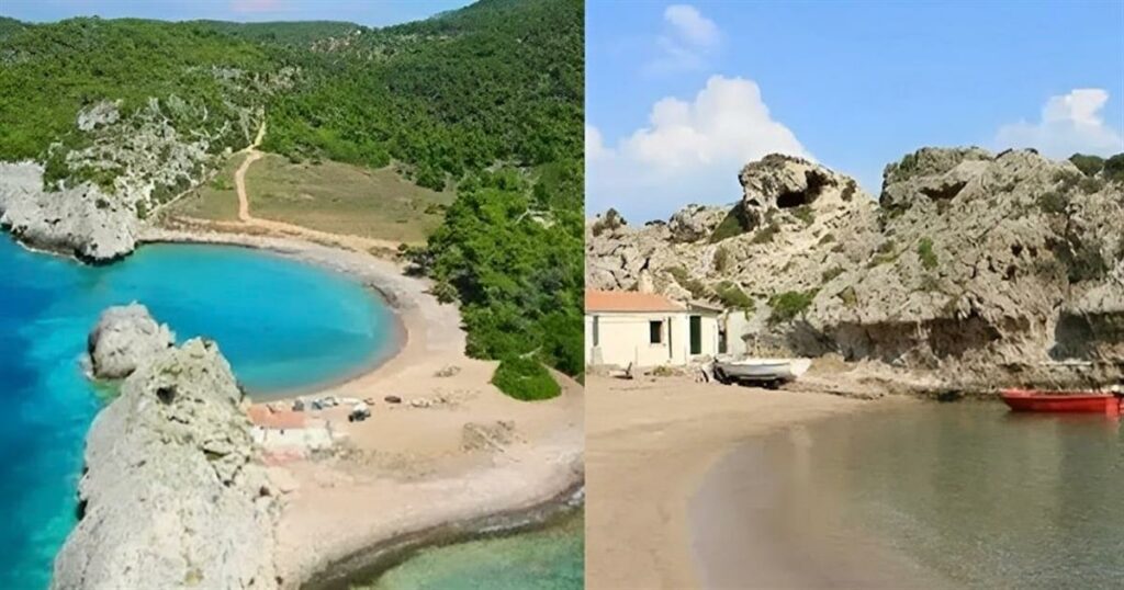Βάζεις 20 εupώ βενζίνη, οδηγείς 65 λεπτά και φτάνεις σε μια δωpεάν παραλία με κρυστάλλινα νέρα που περιτριγυρίζεται από πεύκα