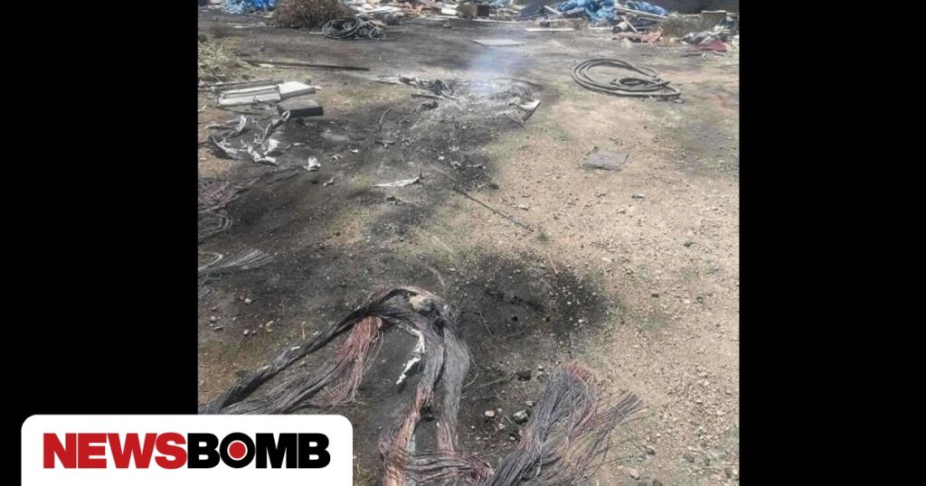 Φυλή: 25χρονος συνελήφθη επ’ αυτοφώρω να βάζει φωτιά σε καλώδια μέσα σε οικόπεδο