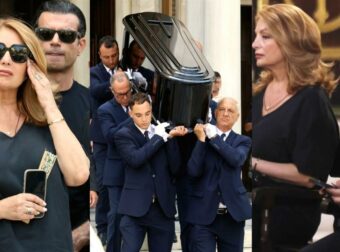 Κηδεία Μάρως Κοντού Τώρα: Σκηνές αρχαίας τραγωδίας με την “κόρη” της Άντζελα Γκερέκου, «Καλό ταξίδι μαμά…» – Έκλαιγαν όλοι στην Εκκλησία