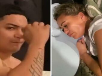 Η στιγμή που πιάνει στο κρεβάτι τη σύντροφό του με τον γιo του – Σάλος με το βίντεο που τράβηξε και ανέβασε στα social media (video)