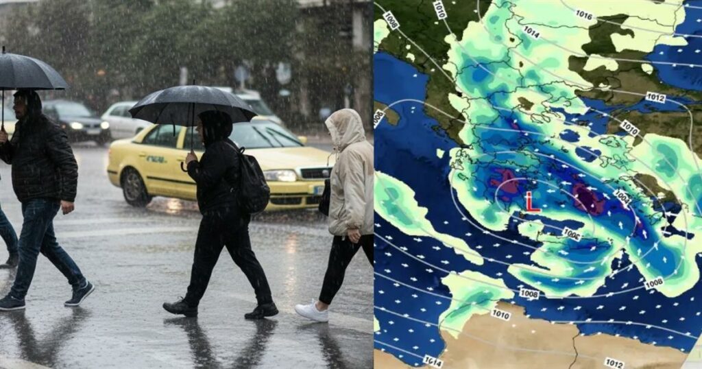 Καιρός: Δραματική αλλαγή του σκηνικού με βροχές και καταιγίδες – Ποιες περιοχές θα «χτυπήσει» η κακοκαιρία