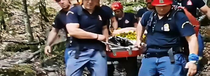 Ολοκληρώθηκε η επιχείρηση διάσωσης 50χρονης Λευκορωσίδας, που τραυματίστηκε στον Όλυμπο – Δείτε βίντεο