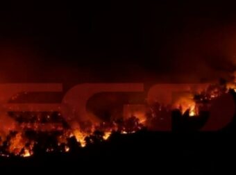 Φωτιά στο Πόρτο Γερμενό: Εικόνες καταστροφής από drone – Βίντεο με το τεράστιο πύρινο μέτωπο (video)