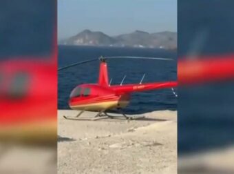 «Ο χειριστής του ελικοπτέρου πήρε άδεια και προσγειώθηκε στο Σαρακήνικο» – Τη στιγμή της προσγείωσης δεν υπήρχε στην περιοχή κόσμος