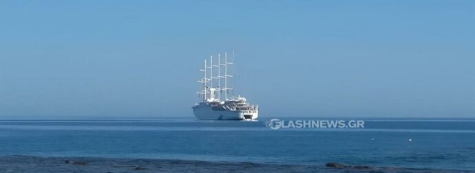 Το μεγαλύτερο ιστιοφόρο κρουαζιερόπλοιο του κόσμου βρέθηκε στα Χανιά – Δείτε φωτογραφίες