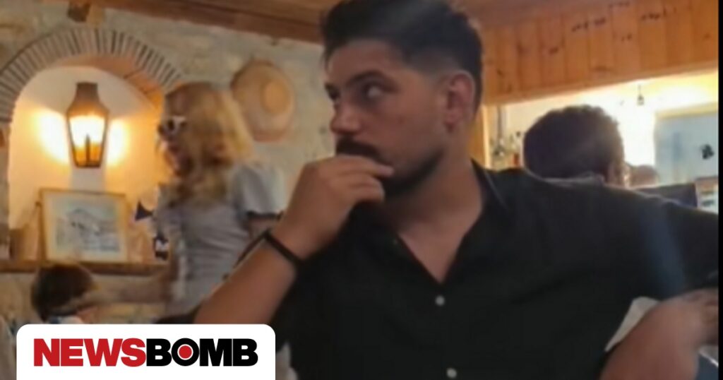 Μαντόνα: Viral βίντεο από την Πάτμο – Άνδρας έβγαζε selfie σε ταβέρνα και εκείνη πέρασε πίσω του