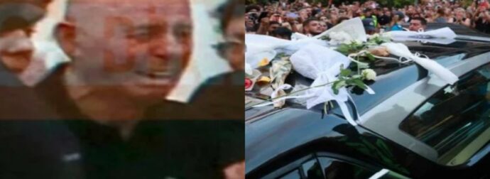 Η εικόνα που συγκλόνισε στη Νίκαια: Η στιγμή που περνάει το φέρετρο του γιού του  μπροστά του και Καταρρέει