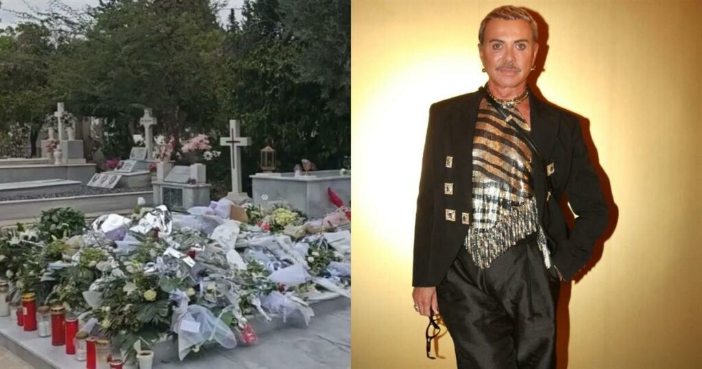 Λάκης Γαβαλάς: Το σπάνιο δώρο που άφησε στον τάφο του νεκρού Μαζωνάκη (φωτογραφία)