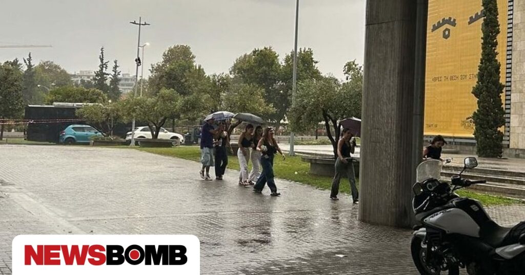 Βρέχει στη Θεσσαλονίκη: Στον αέρα η συναυλία του Αντώνη Ρέμου – Βίντεο