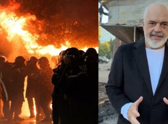 Αλβανία: Χάος στα Τίρανα για 4η μέρα, με 152 συλλήψεις και 120 τραυματίες αστυνομικούς – «Ξένα χέρια – Δεν θέλουν την Αλβανία σε ειρήνη», καταγγέλλει ο Έντι Ράμα (video)