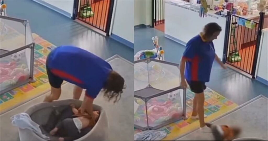 Φρίκη σε παιδικό σταθμό: Έσπρωχνε, κλωτσούσε και χαστούκιζε μωρό 13 μηνών – Οι κάμερες ασφαλείας αποκάλυψαν δεκάδες ανελέητες επιθέσεις [Βίντεο σοκ]